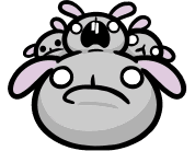 Rat King - portrait from Mewgenics