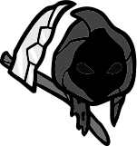 Reaper - portrait from Mewgenics