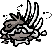 Carcass - portrait from Mewgenics