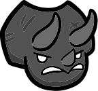 Triceratops - portrait from Mewgenics