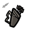 Hunter's Quiver - neck icon from Mewgenics