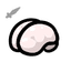 Human Brain - trinket icon from Mewgenics