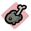 Rotten Meat - trinket icon from Mewgenics