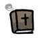 The Bible - weapon icon from Mewgenics