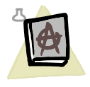 Anarchist Cookbook - weapon icon from Mewgenics