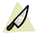 Mom's Knife - weapon icon from Mewgenics