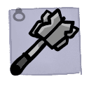 Heavy Mace - weapon icon from Mewgenics