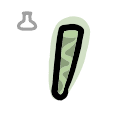 Uranium Rod - weapon icon from Mewgenics