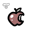 Forbidden Fruit - trinket icon from Mewgenics