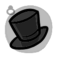 Top Hat - head icon from Mewgenics