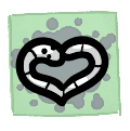 Heartworm - trinket icon from Mewgenics