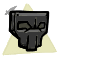 Lead Mask - face icon from Mewgenics