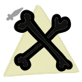 Ancestor's Bones - neck icon from Mewgenics