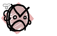 Angry Face - face icon from Mewgenics