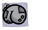 Robo Fart Face - face icon from Mewgenics