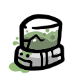 Toxic Canister - head icon from Mewgenics