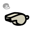 Whistle - trinket icon from Mewgenics