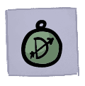 Hunter Seal - trinket icon from Mewgenics