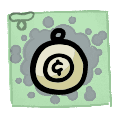 Thief Seal - trinket icon from Mewgenics