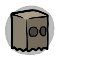 Paper Bag - face icon from Mewgenics