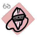 Meek Stone - neck icon from Mewgenics