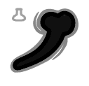 Glowing Bone - weapon icon from Mewgenics