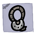 Lucky Twine - neck icon from Mewgenics
