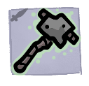 Irradiated Object - weapon icon from Mewgenics
