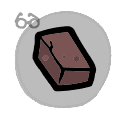 Bricks - weapon icon from Mewgenics