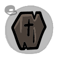 Coffin Armor - neck icon from Mewgenics