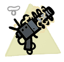 Tesla Cannon - weapon icon from Mewgenics