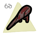 Meat Slugger - weapon icon from Mewgenics