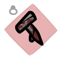 Bloody Spikes - weapon icon from Mewgenics