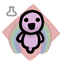 Charming Baby - head icon from Mewgenics