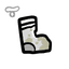 Crusty Sock - neck icon from Mewgenics
