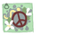 Peace Symbol Face Paint - face icon from Mewgenics