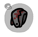 Bloody Bear Traps - weapon icon from Mewgenics