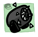 Glass Cannon - weapon icon from Mewgenics
