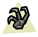 Gnarled Claw - weapon icon from Mewgenics