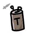 Tank Juice - trinket icon from Mewgenics