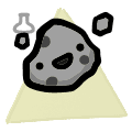 Asteroid - head icon from Mewgenics