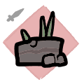 Dirt Clod Hat - head icon from Mewgenics