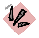 Splinters - weapon icon from Mewgenics