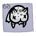 Pale Sabertooth Pelt - head icon from Mewgenics