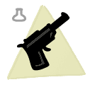 Hitler's Pistol - weapon icon from Mewgenics