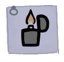 Lighter - weapon icon from Mewgenics