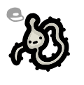 Euhaplorchis Californiensis - trinket icon from Mewgenics