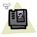 Video Game Cart - trinket icon from Mewgenics