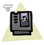 Video Game Cart - trinket icon from Mewgenics