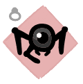 Triachnid - trinket icon from Mewgenics